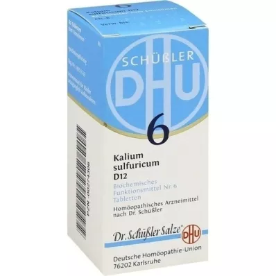 BIOCHEMIE DHU 6 comprimés de potassium sulfuricum D 12, 80 pc