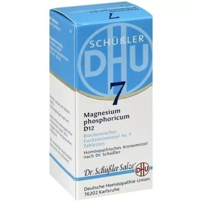 BIOCHEMIE DHU 7 comprimés de magnésium phosphoricum D 12, 80 pc BIOCHEMIE DHU 7 comprimés de magnésium phosphoricum D 12, 80 pc