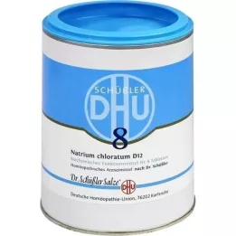 BIOCHEMIE DHU 8 chloratum de sodium D 12 comprimés, 1000 pièces