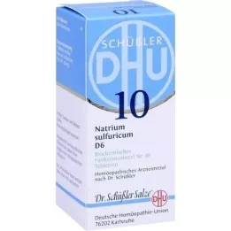 BIOCHEMIE DHU 10 Natrum sulfuricum D 6 comprimés, 80 pc