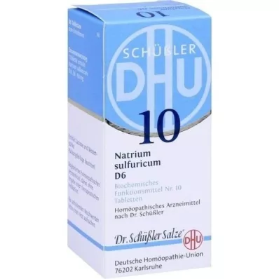 BIOCHEMIE DHU 10 Natrum sulfuricum D 6 comprimés, 80 pc BIOCHEMIE DHU 10 Natrum sulfuricum D 6 comprimés, 80 pc