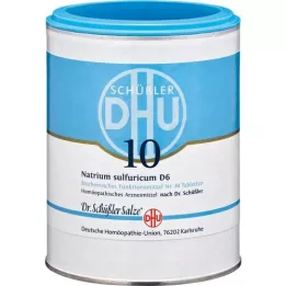 BIOCHEMIE DHU 10 comprimés Natrum sulfuricum D 6, 1000 pc
