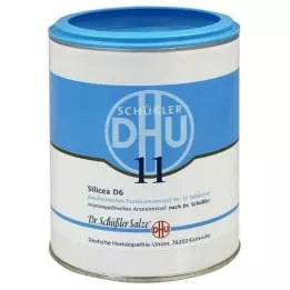 BIOCHEMIE DHU 11 comprimés Silicea D 6, 1000 pc