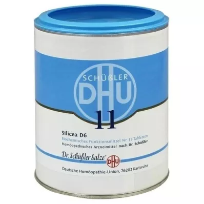 BIOCHEMIE DHU 11 comprimés Silicea D 6, 1000 pc BIOCHEMIE DHU 11 comprimés Silicea D 6, 1000 pc
