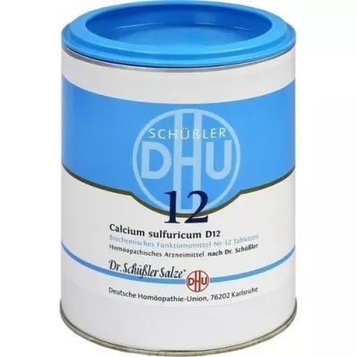 BIOCHEMIE DHU 12 Calcium sulfuricum D 12 comprimés, 1000 pièces