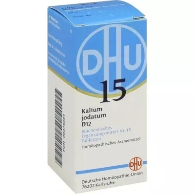 BIOCHEMIE DHU 15 comprimés diodate de potassium D 12, 80 pc