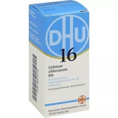 BIOCHEMIE DHU 16 Lithium chloratum D 6 comprimés, 80 pc