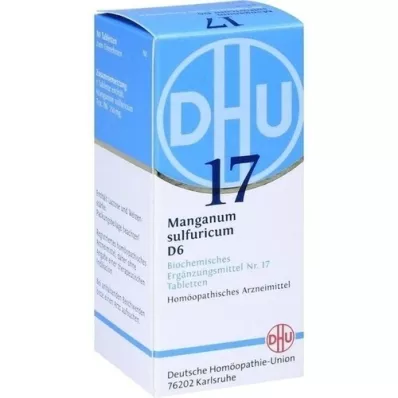 BIOCHEMIE DHU 17 Manganum sulfuricum D 6 comprimés, 80 pc