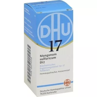 BIOCHEMIE DHU 17 Manganum sulfuricum D 12 comprimés, 80 pc