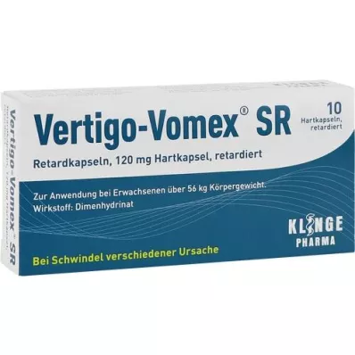 VERTIGO-VOMEX SR Capsules à libération prolongée, 10 pc