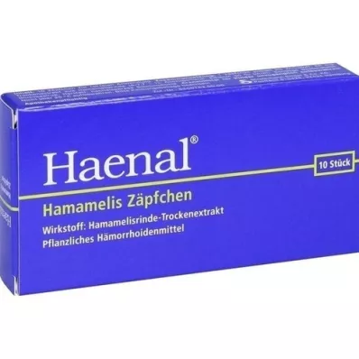 HAENAL Suppositoires Hamamélis, 10 pc