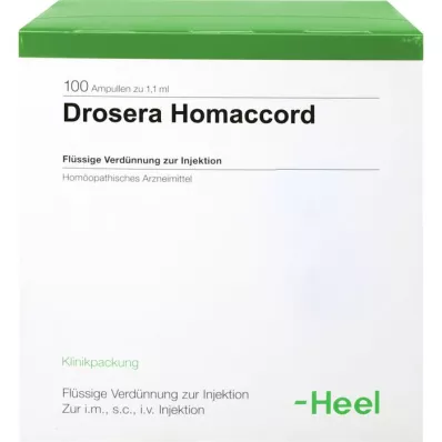 DROSERA HOMACCORD Ampoules, 100 pc