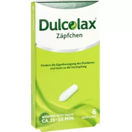 DULCOLAX Suppositoires, 6 pc
