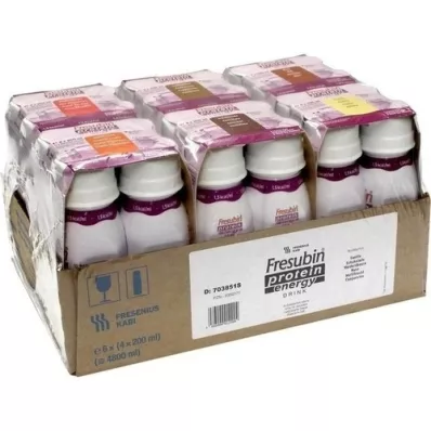 FRESUBIN PROTEIN Énergie DRINK Chariot de mélange.Gourde 6X4X200ml FRESUBIN PROTEIN Énergie DRINK Chariot de mélange.Gourde 6X4X200ml