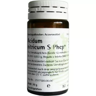 ACIDUM NITRICUM Globules S Phcp, 20 g