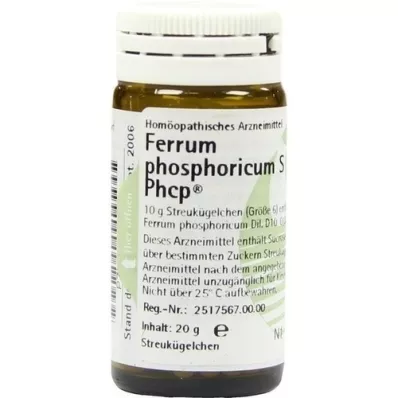 FERRUM PHOSPHORICUM Globules S Phcp, 20 g