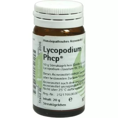 LYCOPODIUM PHCP Globules, 20 g LYCOPODIUM PHCP Globules, 20 g
