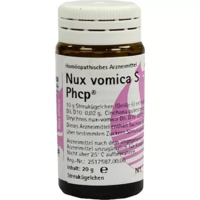 NUX VOMICA Globules S Phcp, 20 g NUX VOMICA Globules S Phcp, 20 g