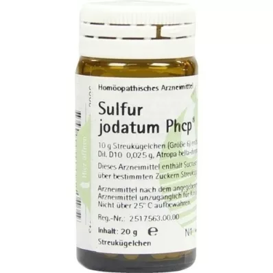 SULFUR JODATUM PHCP Globules, 20 g