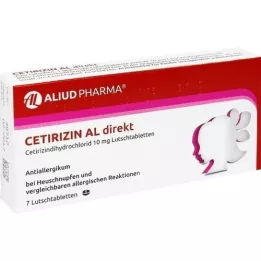 CETIRIZIN AL pastilles directes, 7 pc