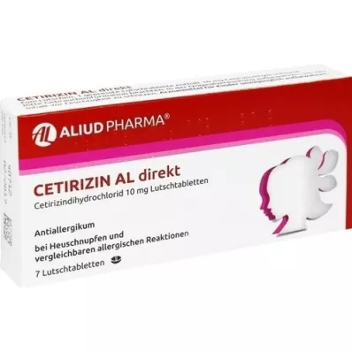 CETIRIZIN AL pastilles directes, 7 pc