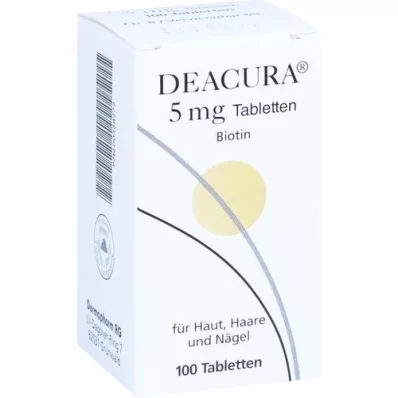 DEACURA comprimés de 5 mg, 100 pc