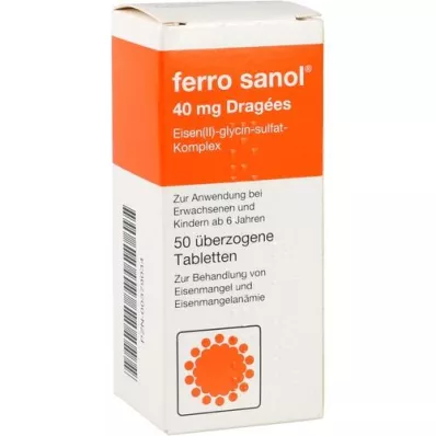 FERRO SANOL comprimés enrobés, 50 pc FERRO SANOL comprimés enrobés, 50 pc