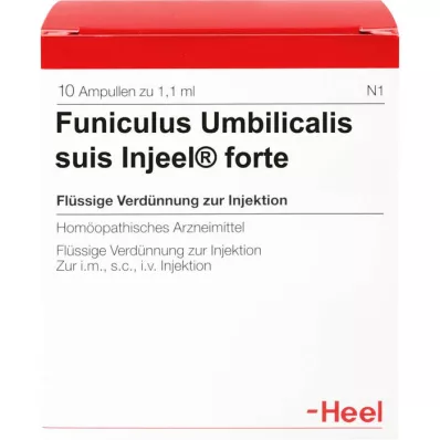FUNICULUS UMBILICALIS Suis Injeel Forte Ampoules, 10 pc FUNICULUS UMBILICALIS Suis Injeel Forte Ampoules, 10 pc