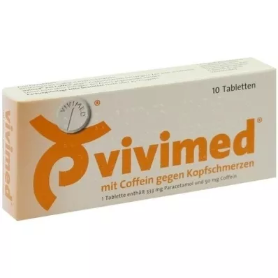 VIVIMED avec caféine pour comprimés contre les maux de tête, 10 pc