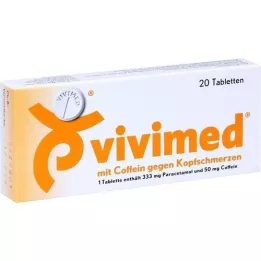 VIVIMED avec caféine pour comprimés contre les maux de tête, 20 pc