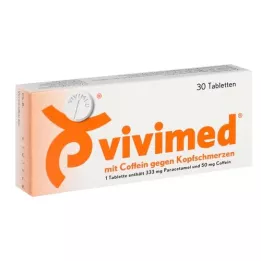 VIVIMED avec caféine pour comprimés contre les maux de tête, 30 pc