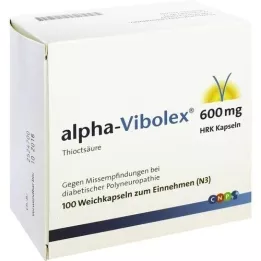 ALPHA VIBOLEX 600 mg HRK capsules molles, 100 pc