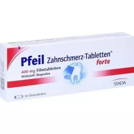 PFEIL Comprimés contre les maux de dents, comprimés pelliculés Forte, 10 pc