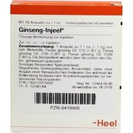GINSENG INJEEL Ampoules, 10 pc
