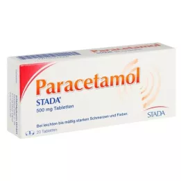 PARACETAMOL STADA Comprimés de 500 mg, 20 pc