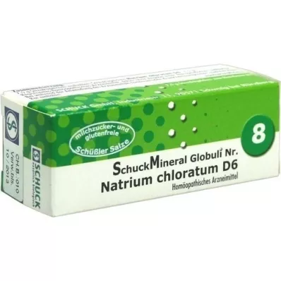 SCHUCKMINERAL Globules 8 chloratum de sodium D6, 7,5 g