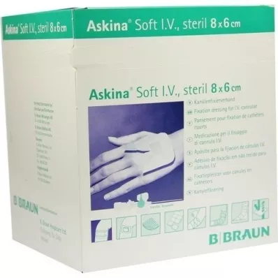 ASKINA I.V. douce pansement 6x8 cm, 50 pc