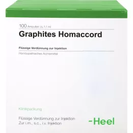 GRAPHITES HOMACCORD Ampoules, 100 pc