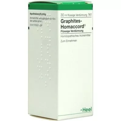 GRAPHITES HOMACCORD Gouttes, 30 ml GRAPHITES HOMACCORD Gouttes, 30 ml