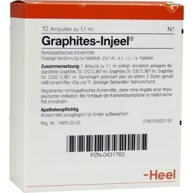 GRAPHITES INJEEL Ampoules, 10 pc