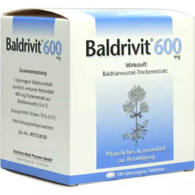 BALDRIVIT Comprimés enrobés de 600 mg, 100 pc