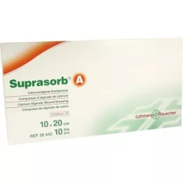 SUPRASORB A Alginate de calcium compr.10x20 cm, 10 pc