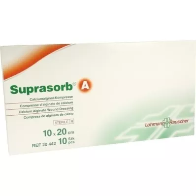 SUPRASORB A Alginate de calcium compr.10x20 cm, 10 pc SUPRASORB A Alginate de calcium compr.10x20 cm, 10 pc