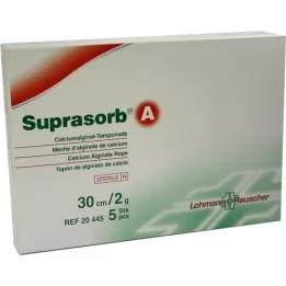 SUPRASORB Un alginate de calcium Tamp.30 cm 2 g, 5 pc