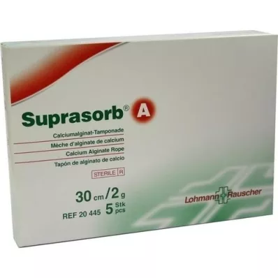 SUPRASORB Un alginate de calcium Tamp.30 cm 2 g, 5 pc