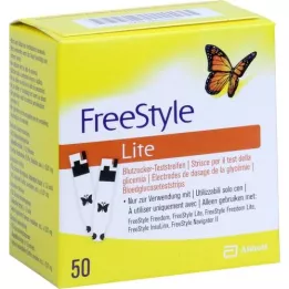 FREESTYLE Bandelettes de test Lite sans codage, 50 pièces