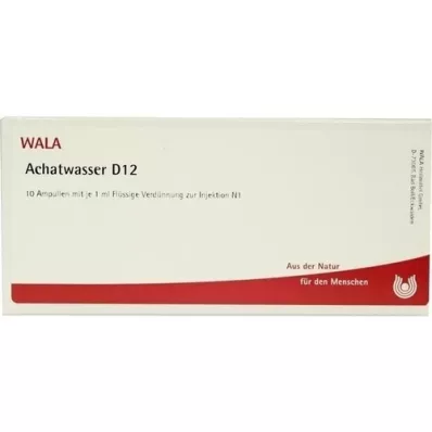 ACHATWASSER D 12 ampoules, 10X1 ml ACHATWASSER D 12 ampoules, 10X1 ml