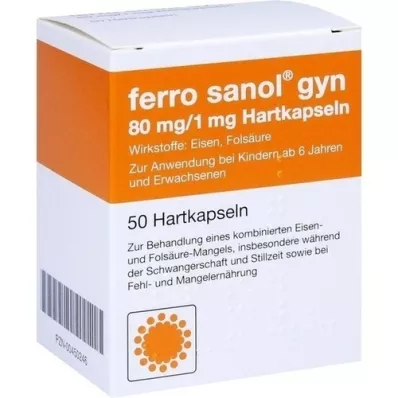 FERRO SANOL gyn Hartkaps.m.msr.überz.Pellets, 50 pc