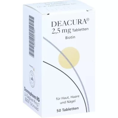 DEACURA Comprimés de 2,5 mg, 50 pc