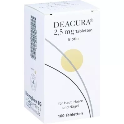 DEACURA comprimés de 2,5 mg, 100 pc